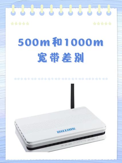 联通宽带500兆和1000兆的区别