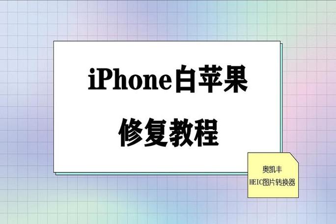 苹果X白苹果开不了机