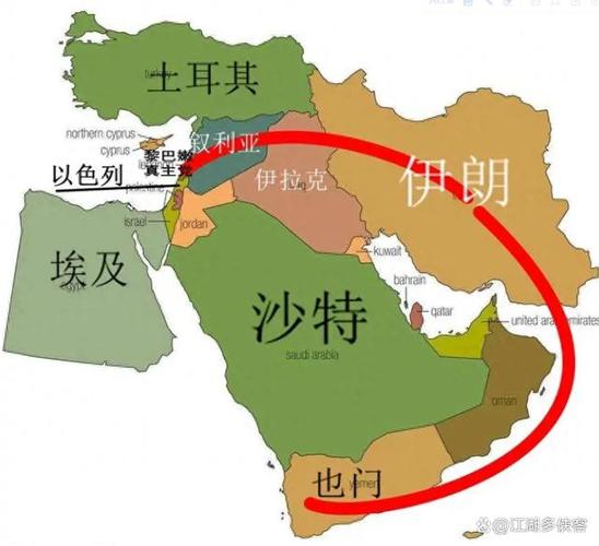以色列在中国的哪个方向
