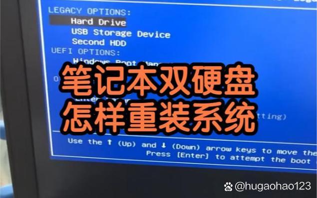 电脑两个硬盘分别装两个系统