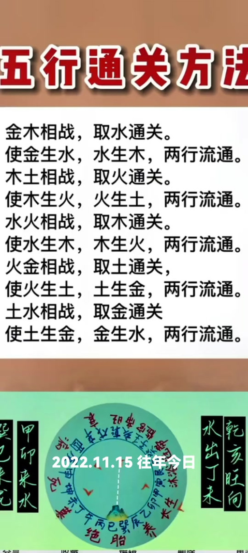 用五行破解3d