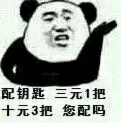 配钥匙 表情包
