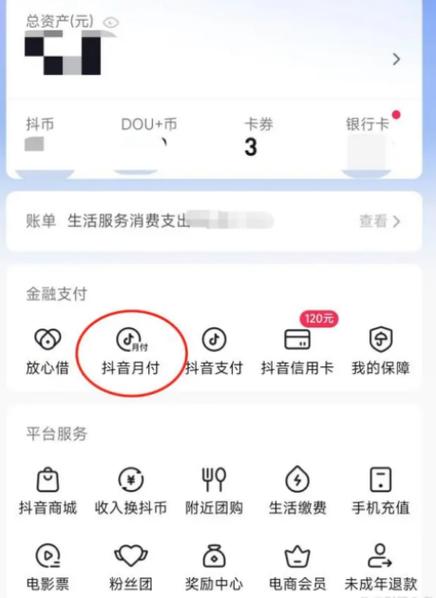 抖音月付选择不分期是什么意思