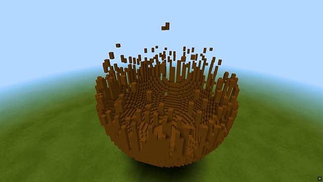 如何在我的世界制作球体