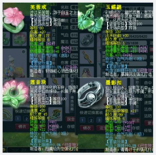 梦幻西游灵饰有几大类