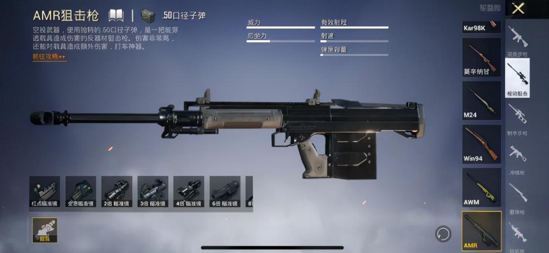 和平精英最强狙击步枪