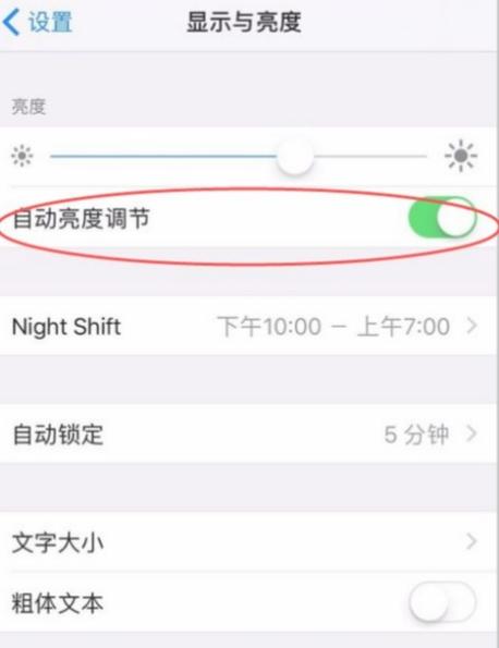 苹果手机屏幕一下亮一下暗怎么设置