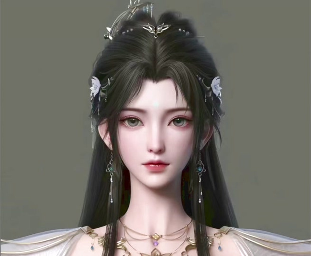 高冷女神的捏脸造型