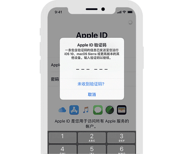 appleid验证码输入后一直转圈