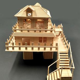 小木棍简单房子小制作