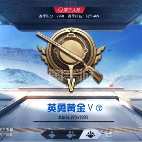 和平精英黄金段位IV排第几位缩略图