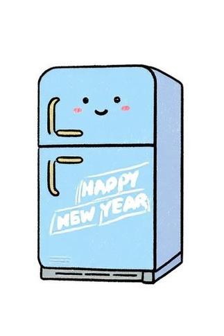 QQ红包电冰箱简笔画