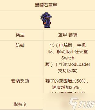 泰拉瑞亚前期能做的盔甲有哪些