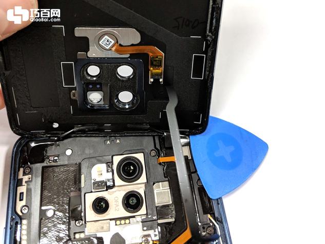 mate20x电源按键拆