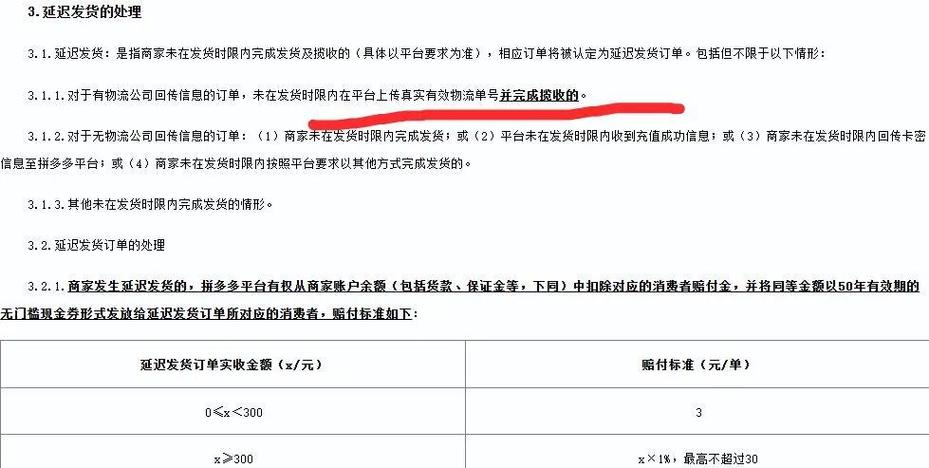 拼多多揽件超时罚款多少