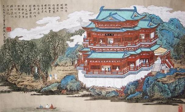 滕王阁的长宽高图标