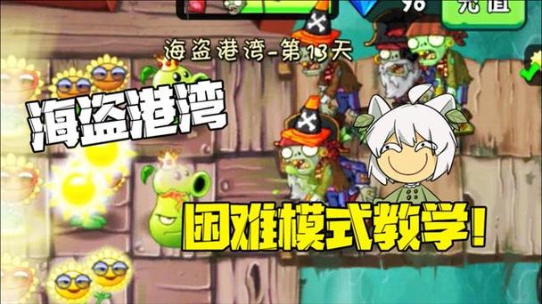 植物大战僵尸海盗第13关怎么过
