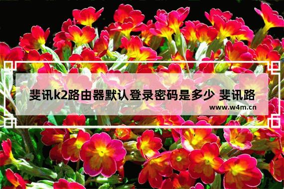 斐讯k2无线网卡初始密码