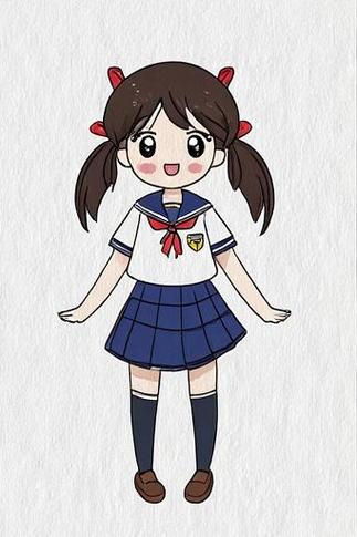 jk制服设计图怎么画