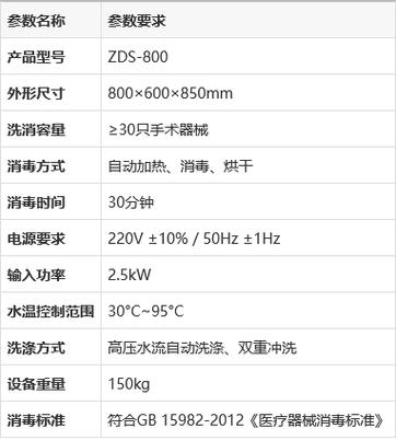 高斯贝尔机HD-001的详细参数和配置表