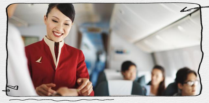 坐飞机的话语
