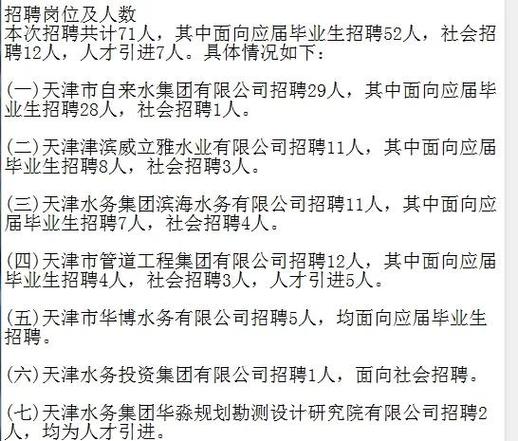 天津招聘最新招聘信息