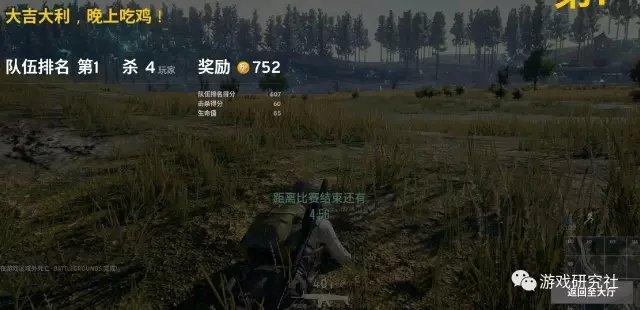 吃鸡游戏赢了显示什么