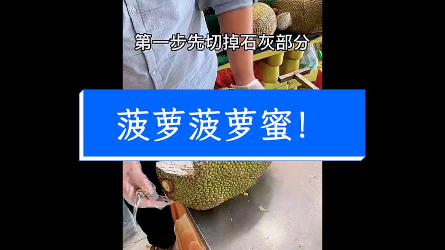 菠萝蜜的打开方法视频
