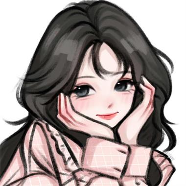 手绘头像女生唯美简约