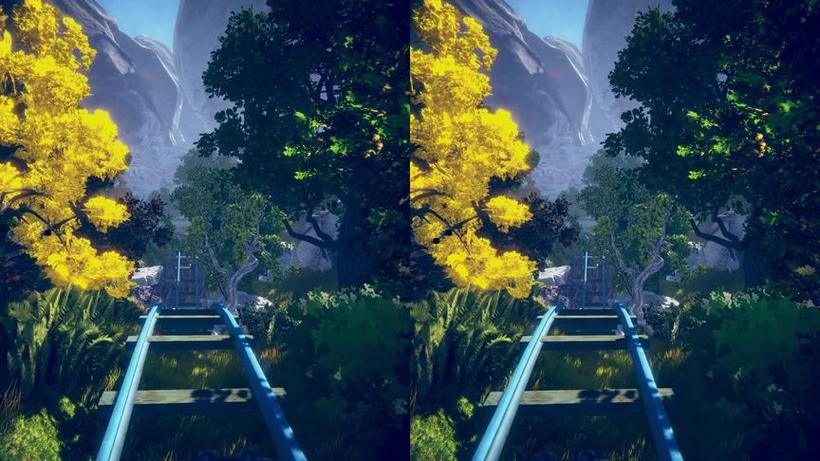 VR双屏3D左右格式视频,电影