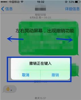 iphone撤销键入怎么取消