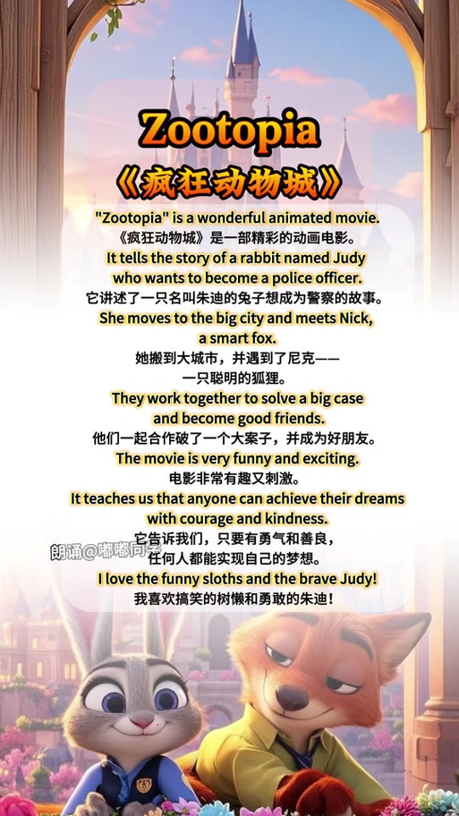 疯狂动物城简介