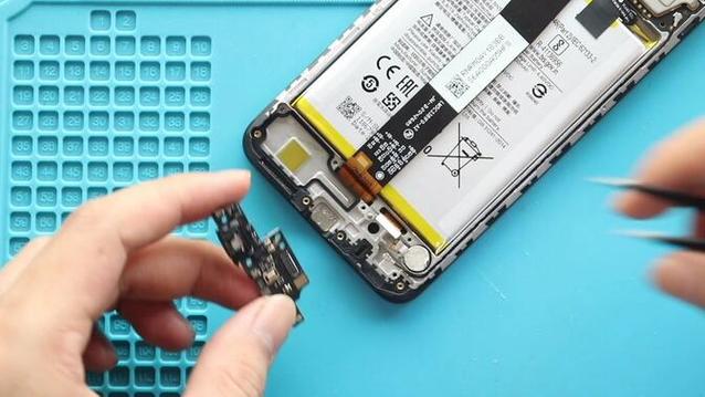 红米9换尾插排线的教程