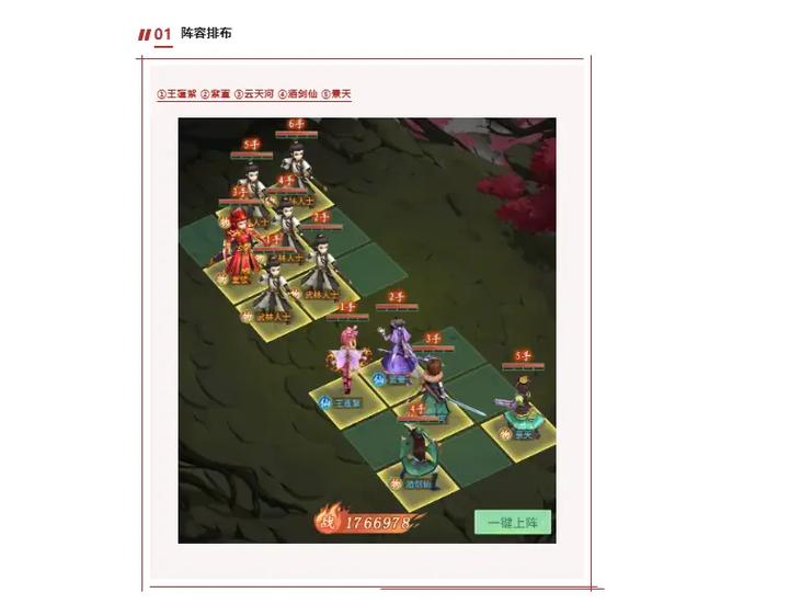仙剑奇侠传3的阵型站位系数