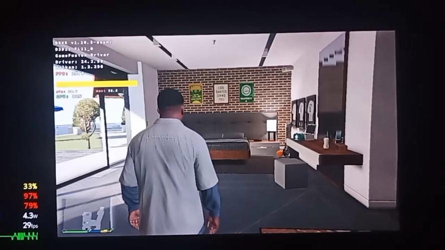 gta5帧数本来120下降到30帧