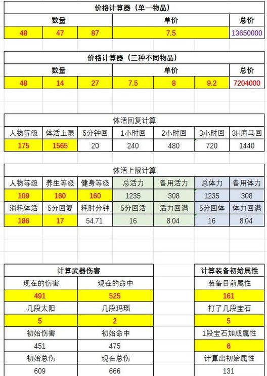 梦幻西游109估价表