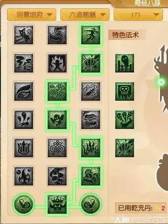 梦幻西游手游神威地府经脉