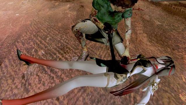 生化危机六死亡合集,女角色