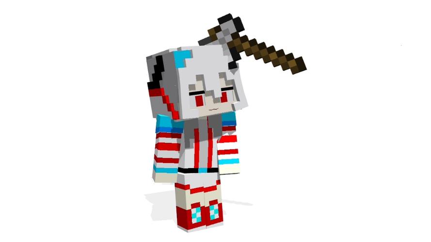 我的世界3D动画人物模型mod
