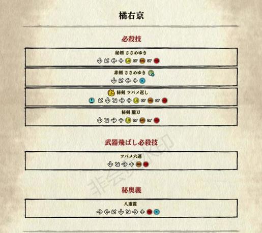 侍魂晓技能截图