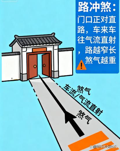 大门正对着路怎么破解