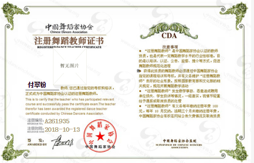 舞协舞蹈教师资格证查询