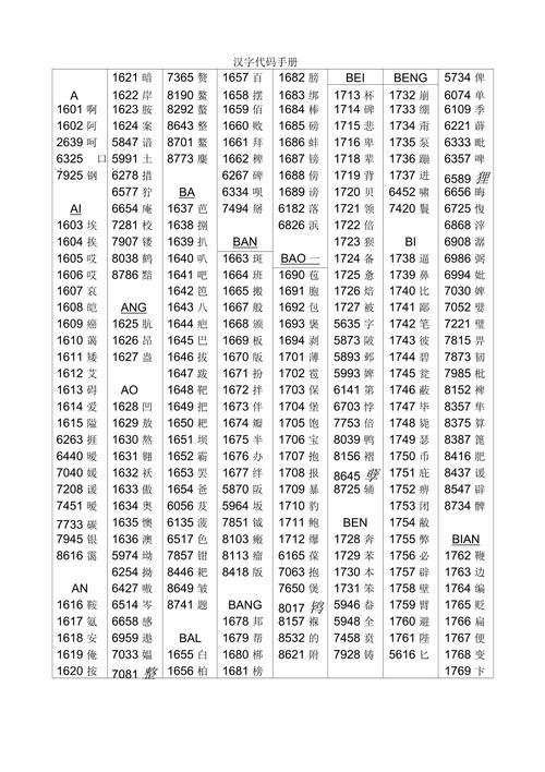 综的汉字编码