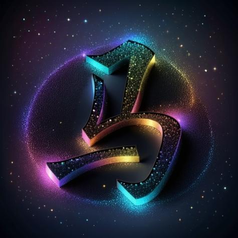 七彩闪字