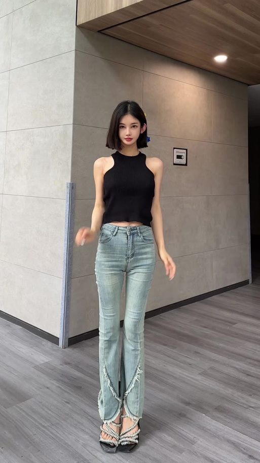 很瘦的身材照片