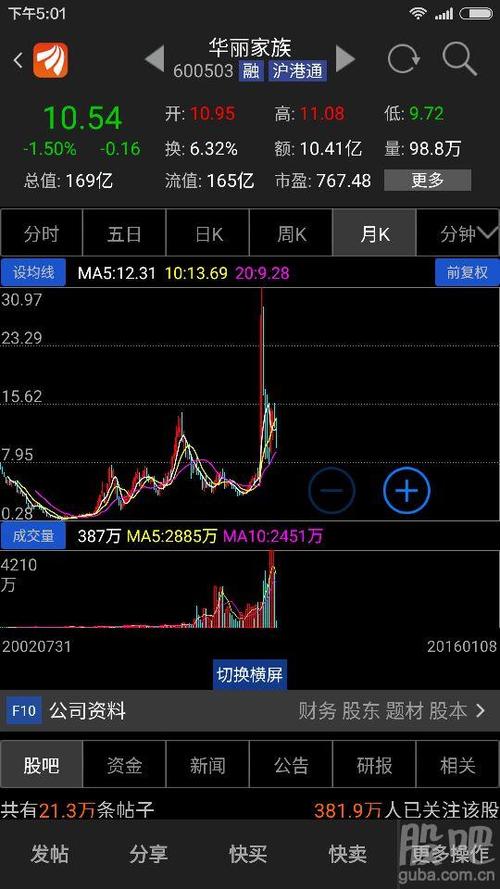 华丽家族股票股吧