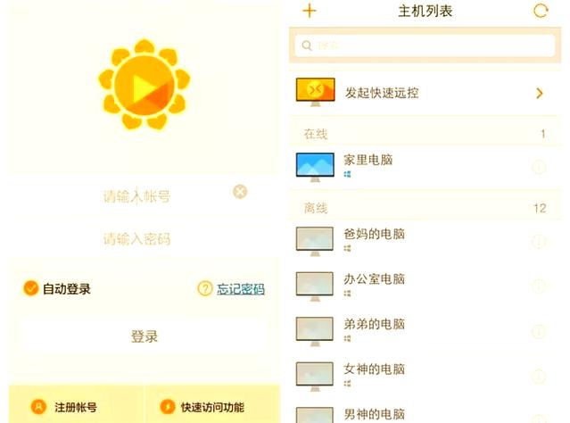 向日葵连接远程设备成功,但是显示不