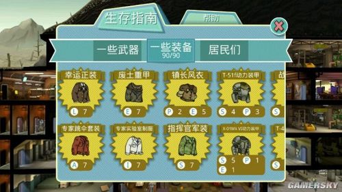 辐射避难所最好的装备