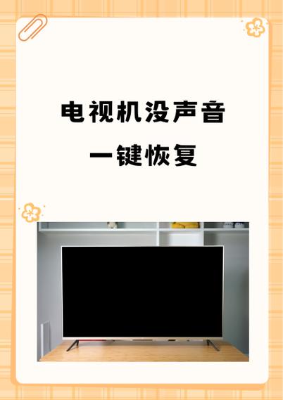 长虹电视没声音了如何恢复