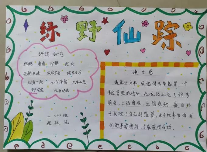 绿野仙踪阅读推荐卡